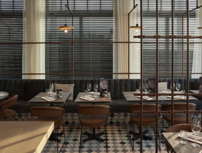 Bistro Beaufort bistro beaufort cadzand, led filament, dark, cadzand restaurant, cadzand verlichting, projecten cadzand